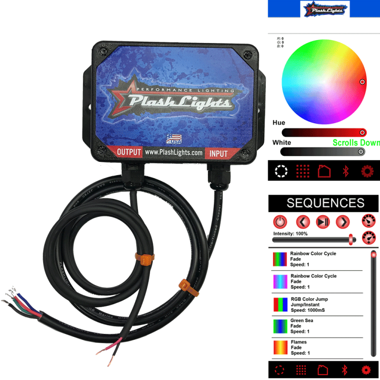 WATERPROOF RGBW BLUETOOTH LED LIGHT CONTROLLER Drewcraft LLC