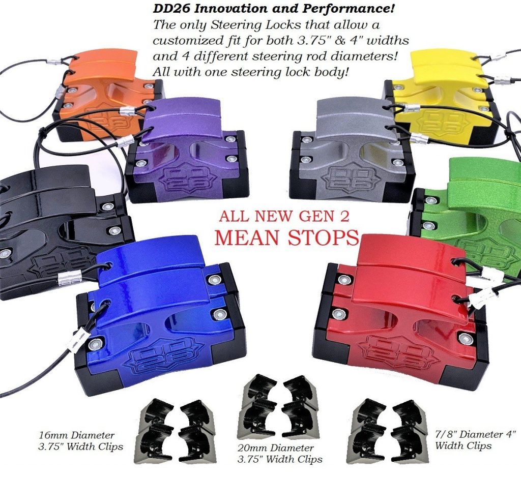 Hydraulic Steering Locks DD26 Fishing Gen 2 Mean Stops Drewcraft LLC